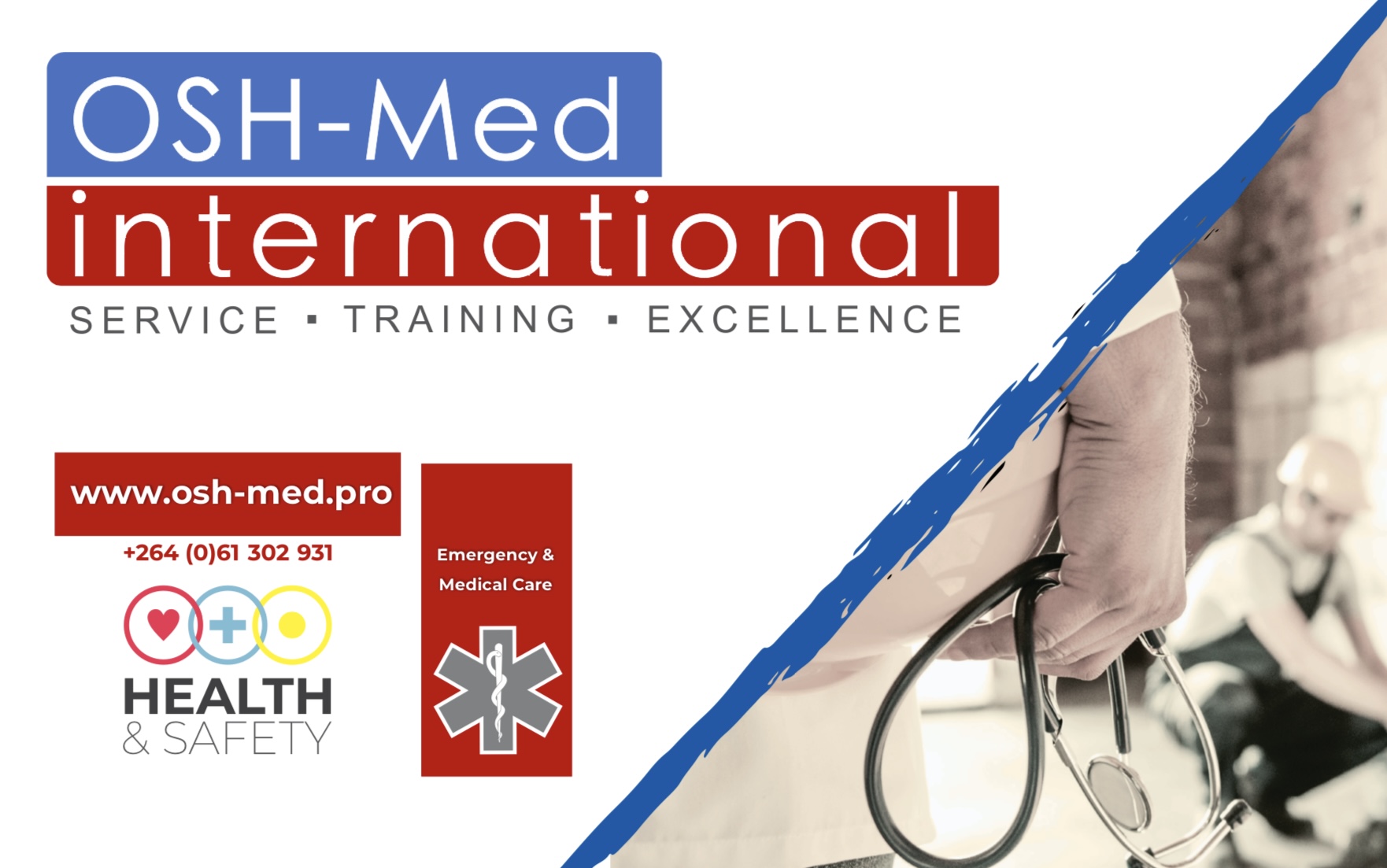 OSH-Med International service and training identity